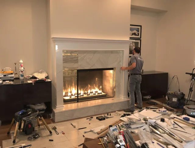 Fireplace Installation in Matthews