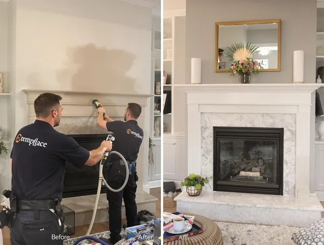 Professional soot removal by Matthews Chimney Sweep team in Matthews, NC